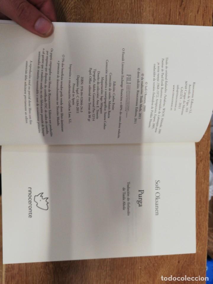 Libros de segunda mano: Purga. Sofi Oksanen (en Galego) - Foto 2