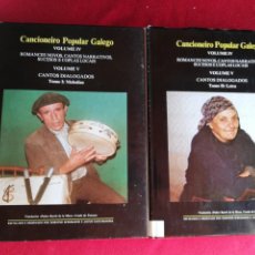 Libros de segunda mano: CANCIONEIRO POPULAR GALEGO. VOLUME V. 2 TOMOS. 1993