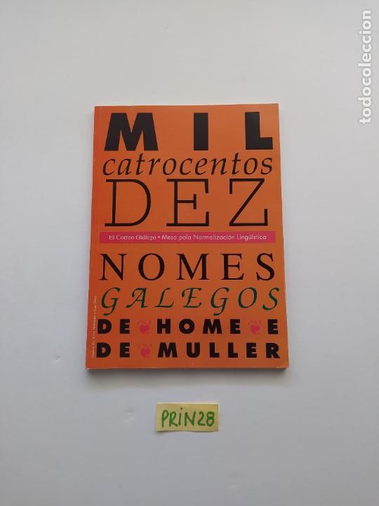 Libros de segunda mano: Mil Catrocentos dez nomes Galegos - Foto 1