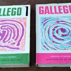 Libros de segunda mano: GALLEGO 1 Y 2, UNIVERSIDAD DE SANTIAGO DE COMPOSTELA, 1972,