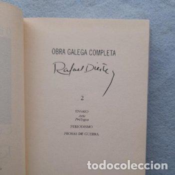 Libros de segunda mano: Obra Galega Completa. Rafael Dieste. 2 Tomos. - Foto 12
