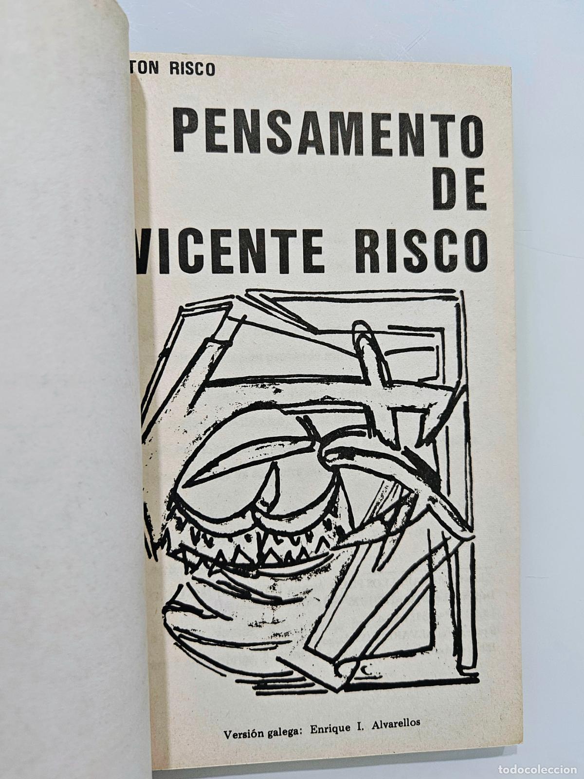 Libros de segunda mano: Pensamento de Vicente Risco / Ant&oacute;n Risco / Editorial Alvarellos, 1978 - Foto 3