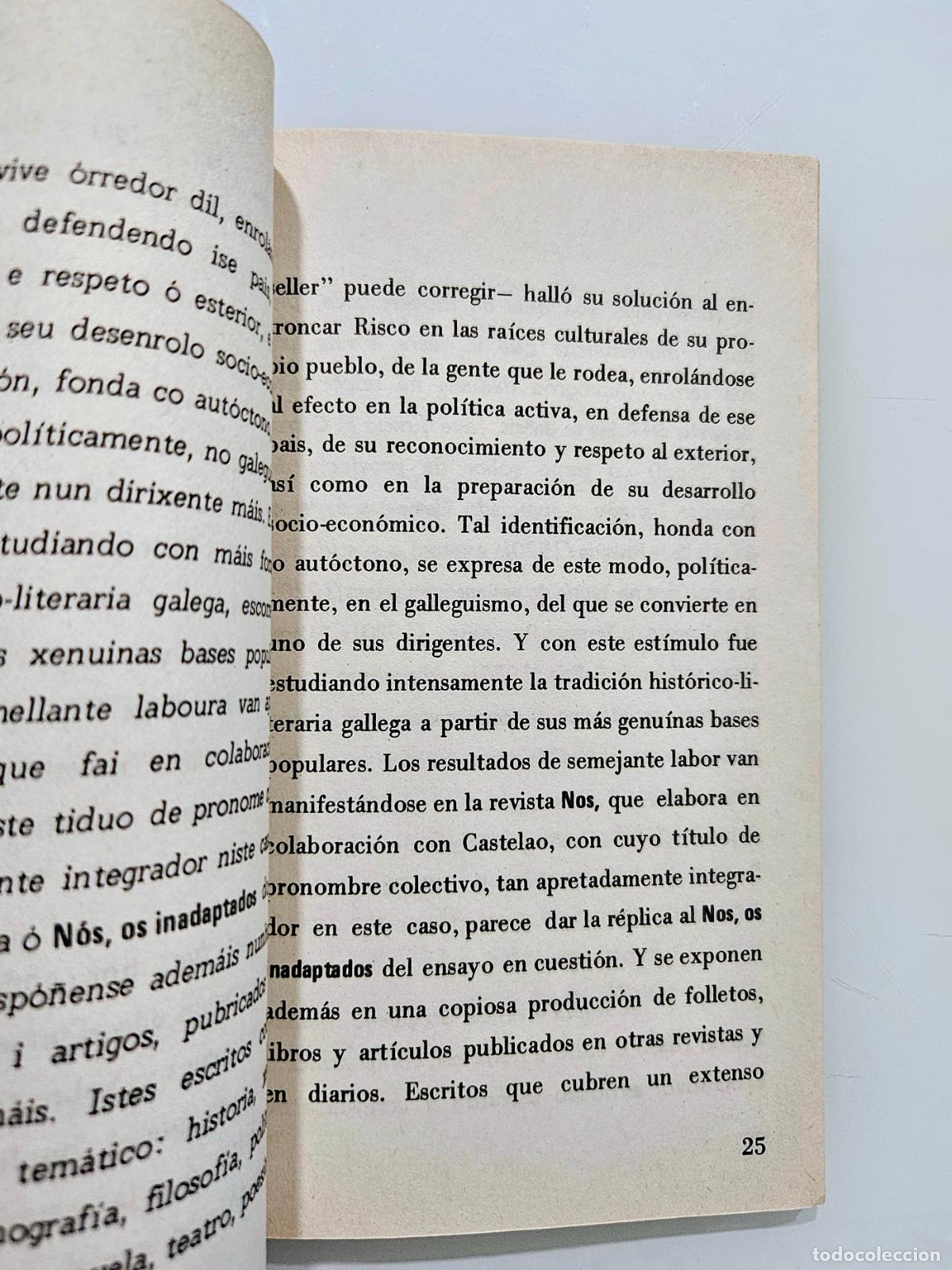 Libros de segunda mano: Pensamento de Vicente Risco / Ant&oacute;n Risco / Editorial Alvarellos, 1978 - Foto 4