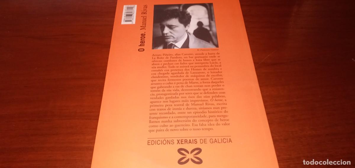 Libros de segunda mano: O heroe Manuel Rivas Ed Galaxia - Foto 2