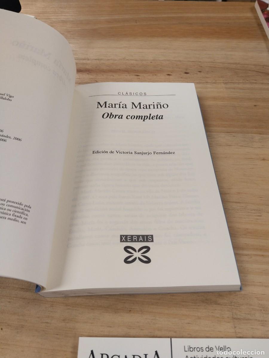 Libros de segunda mano: Obra Completa - Mar&iacute;a Mari&ntilde;o - Foto 4