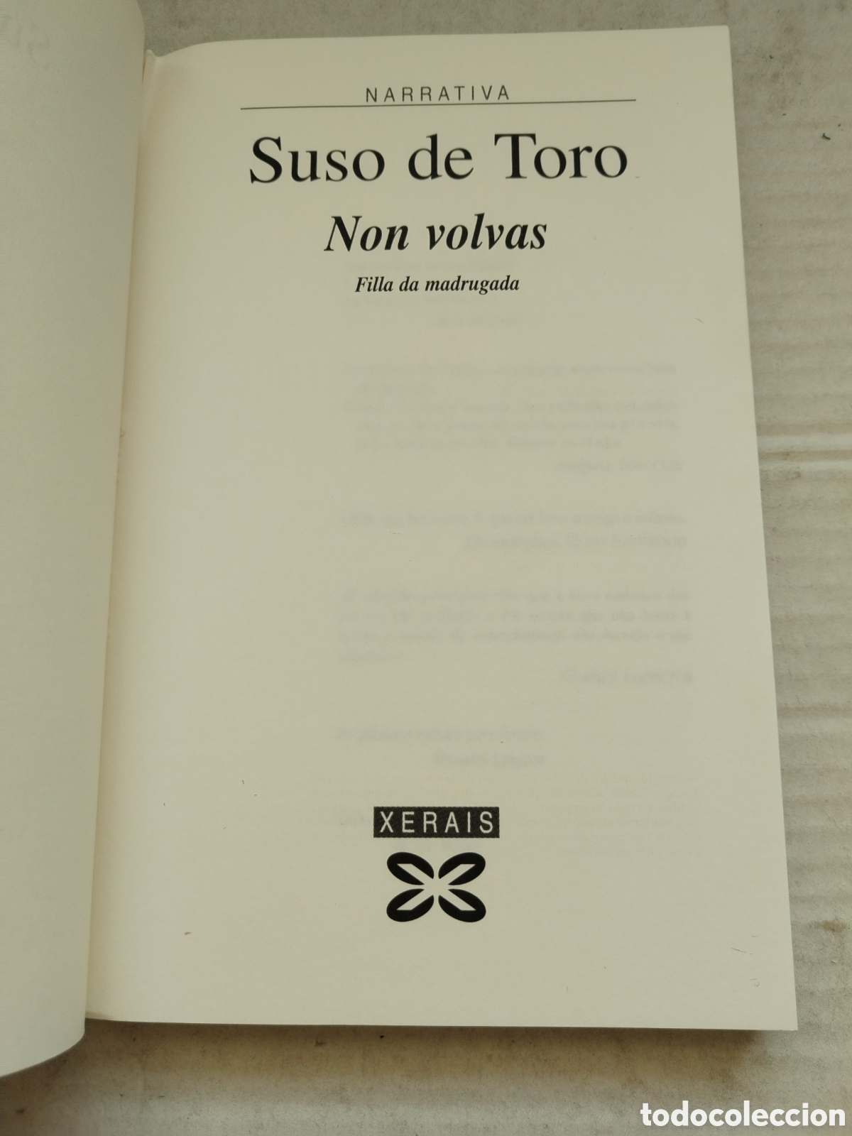 Libros de segunda mano: NON VOLVAS/SUSO DE TORO - Foto 2