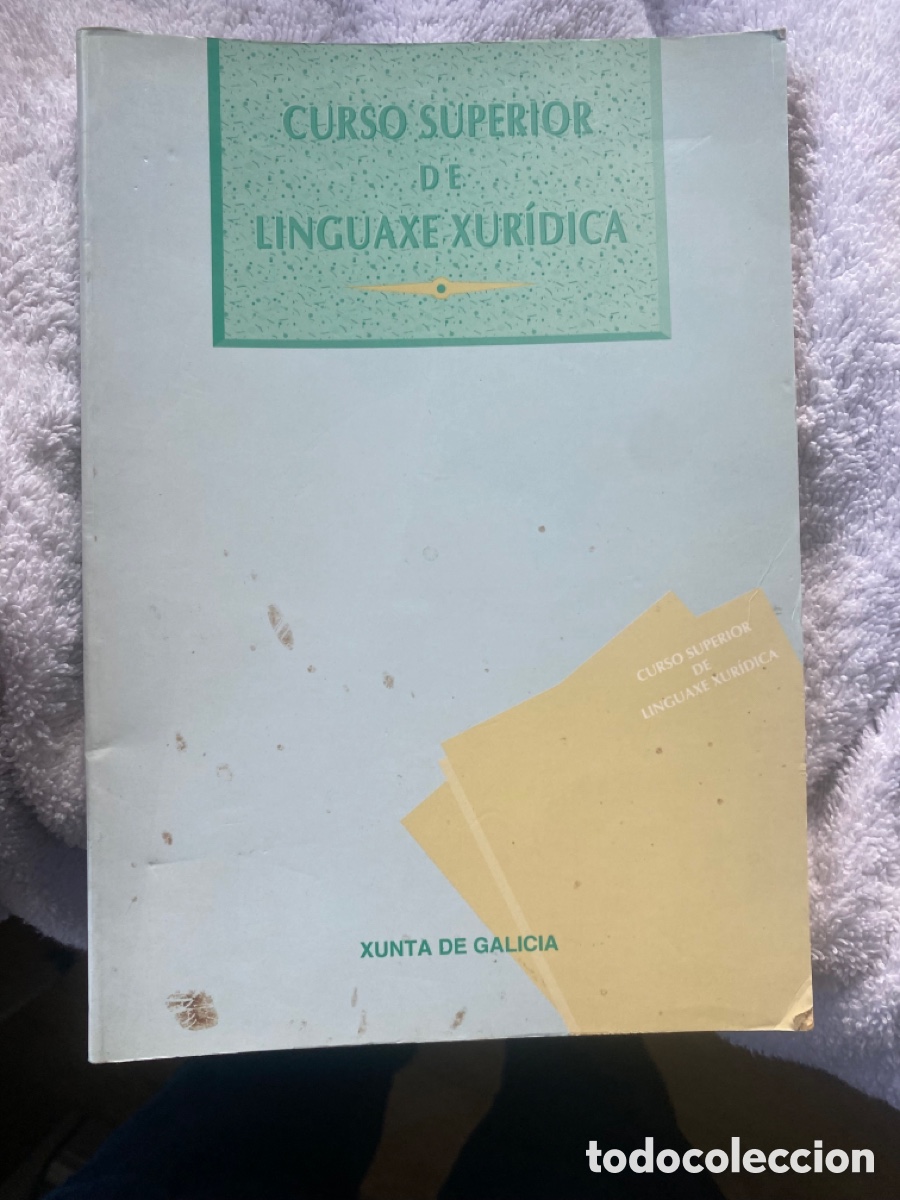 Libros de segunda mano: Curso superior de linguaxe xuridica - Foto 1