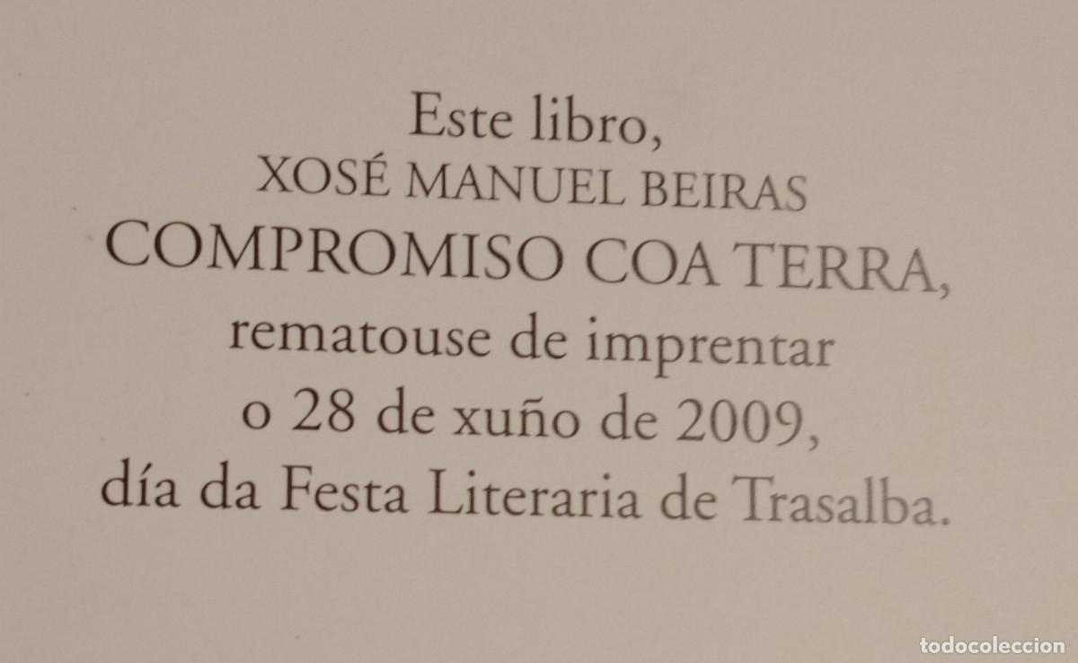 Libros de segunda mano: XOS&Eacute; MANUEL BEIRAS, COMPROMISO COA TERRA - Foto 4