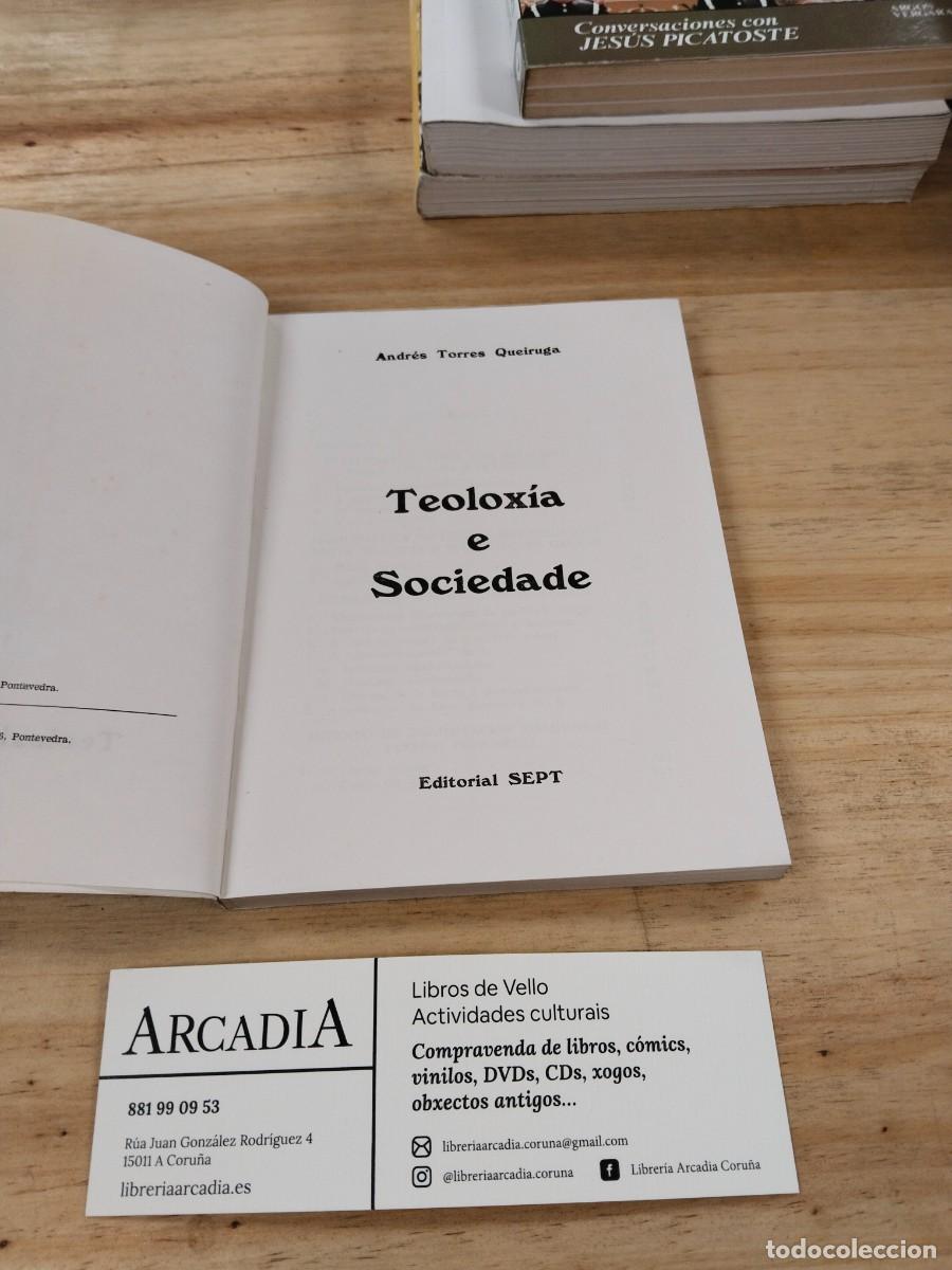 Libros de segunda mano: Teolox&iacute;a e Sociedade - Andr&eacute;s Torres Queiruga - Foto 4