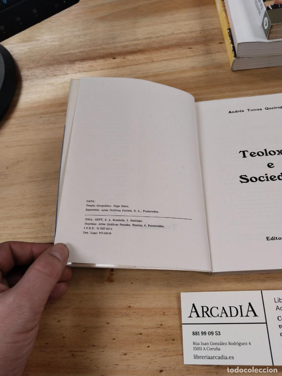 Libros de segunda mano: Teolox&iacute;a e Sociedade - Andr&eacute;s Torres Queiruga - Foto 5
