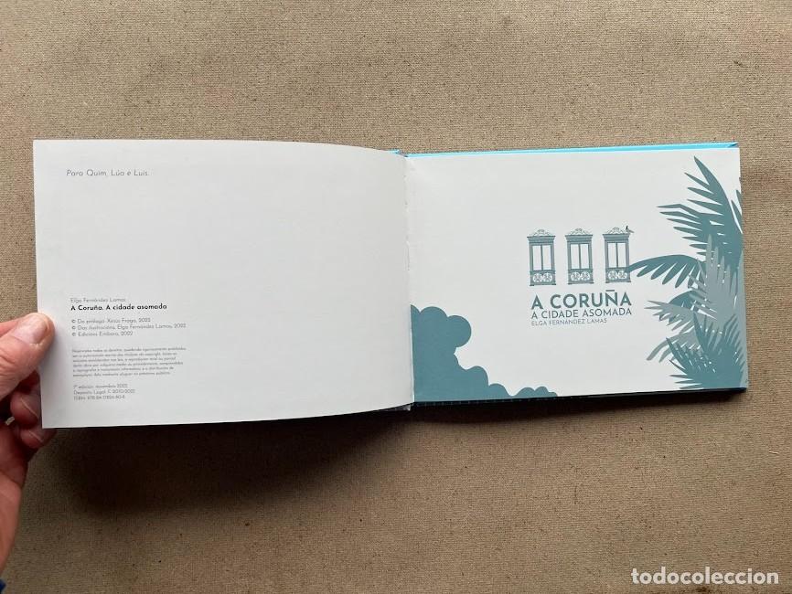 Libros de segunda mano: A Coru&ntilde;a, A cidade asomada / En Gallego / - Foto 4