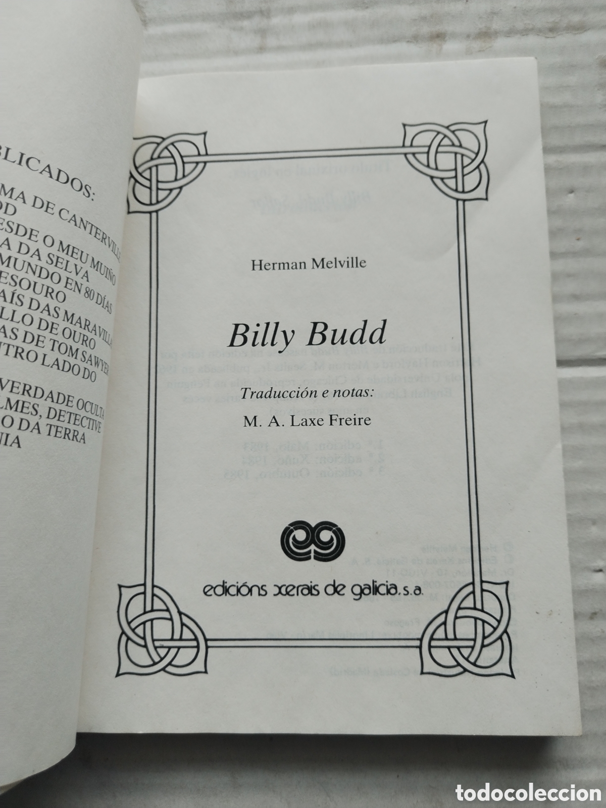 Libros de segunda mano: BILLY BUDF/HERMAN MELVILLE - Foto 2