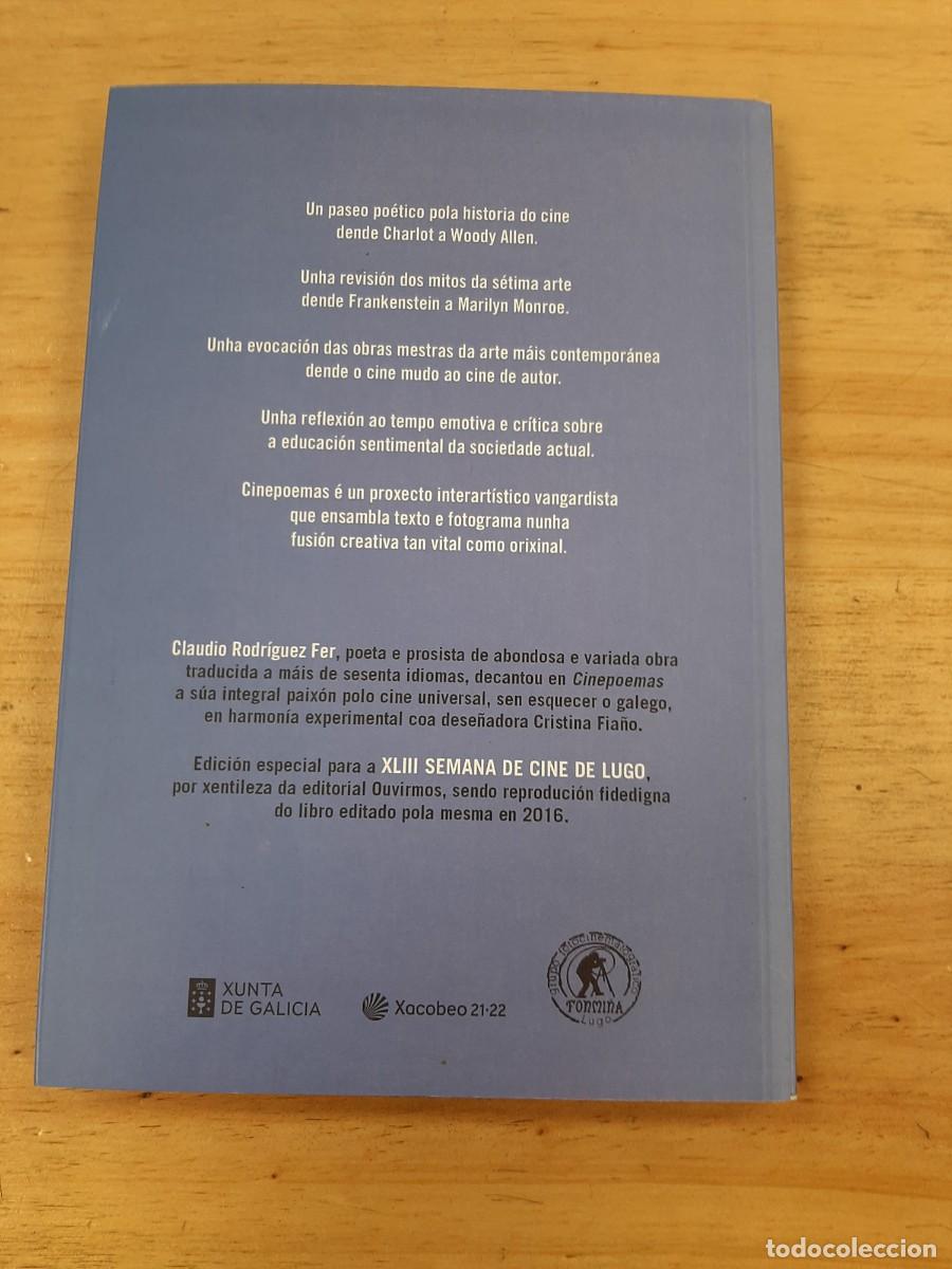 Libros de segunda mano: CINEPOEMAS - Claudio Rodr&iacute;guez Fer - 2021 - Foto 3