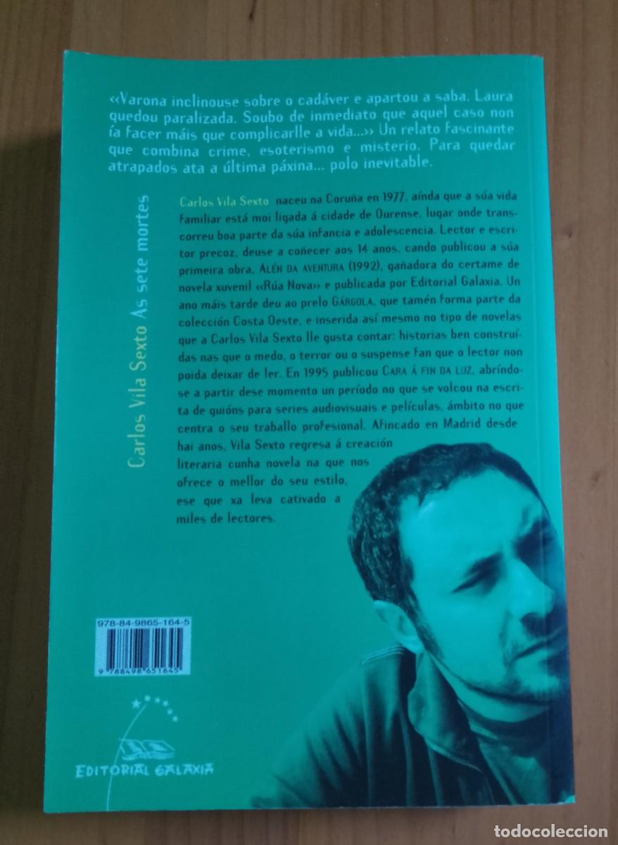 Libros de segunda mano: AS SETE MORTES - CARLOS VILA SEXTO - Foto 2