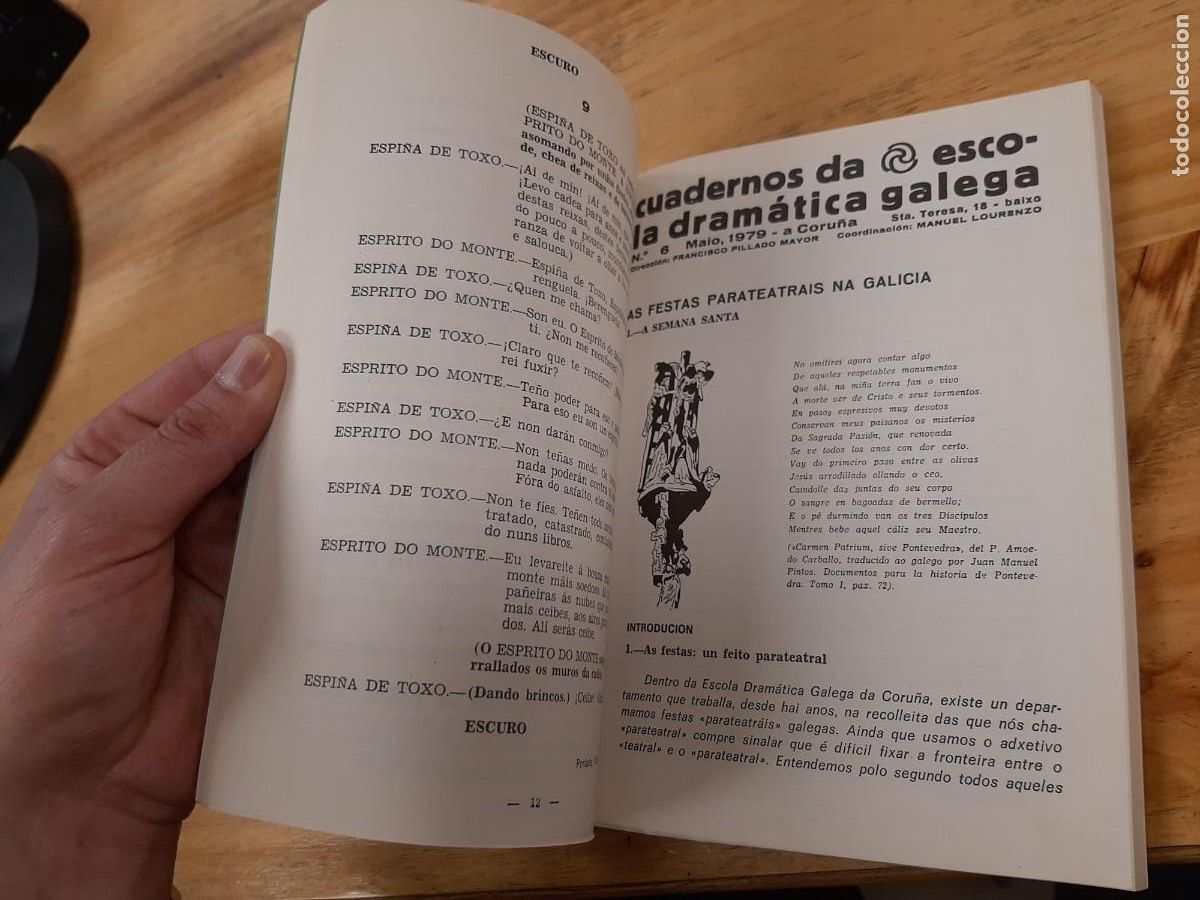 Libros de segunda mano: Cuadernos da Escola Dram&aacute;tica Galega - Volume 1 (1-15) - Foto 11