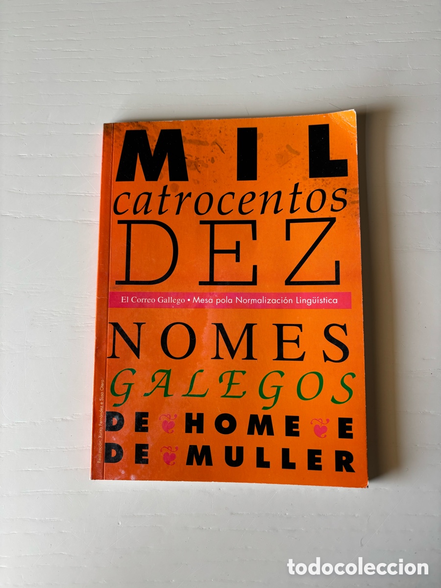Libros de segunda mano: Mil Catrocentos Dez Nomes Gallegos 54 p&aacute;gs.