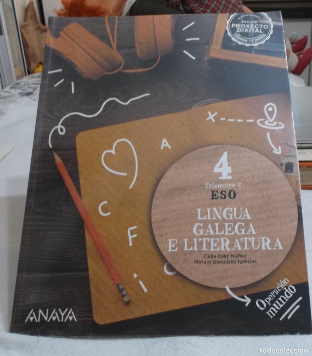 Libros de segunda mano: libro de texto gallego lingua galega e literatura 4&ordm; trimestre