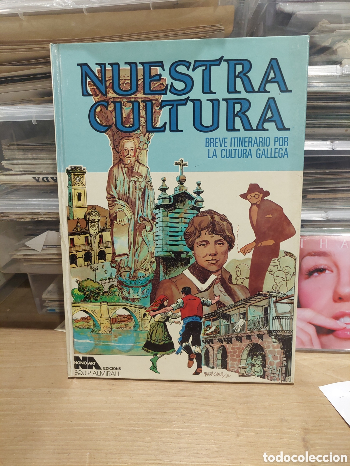 Libros de segunda mano: C&Oacute;MICS NUESTRA CULTURA GALKEGA DIBUJOS 1981 REAL ACADEMIA GALLEGA