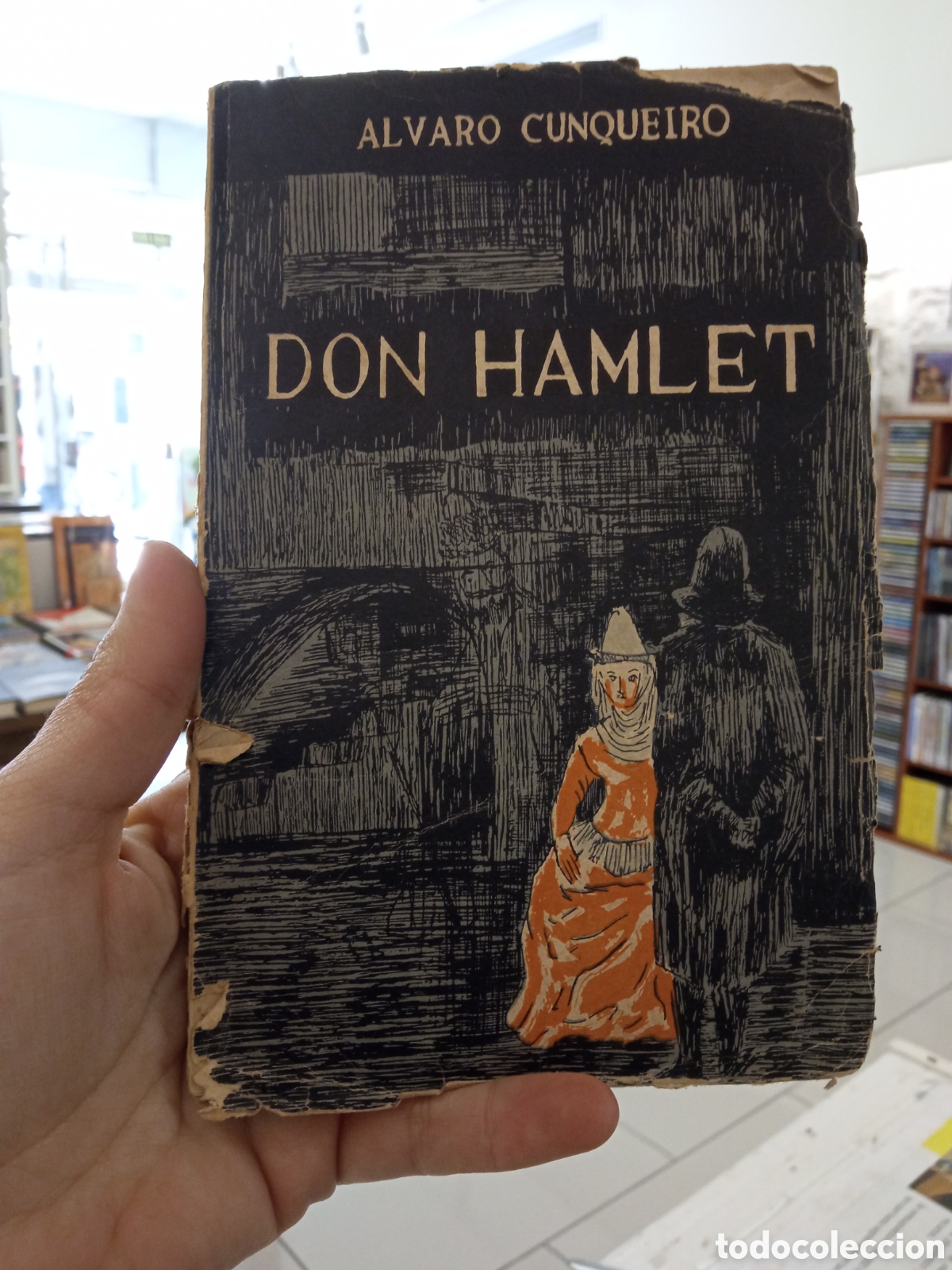 Libros de segunda mano: &Aacute;LVARO CUNQUEIRO: O INCERTO SE&Ntilde;OR DON HAMLET. GALAXIA, 1958. PRIMERA EDICI&Oacute;N
