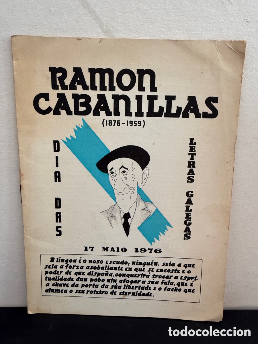 Libros de segunda mano: Ram&oacute;n Cabanillas - Dia Das Letras Galegas (O Facho, 1976)