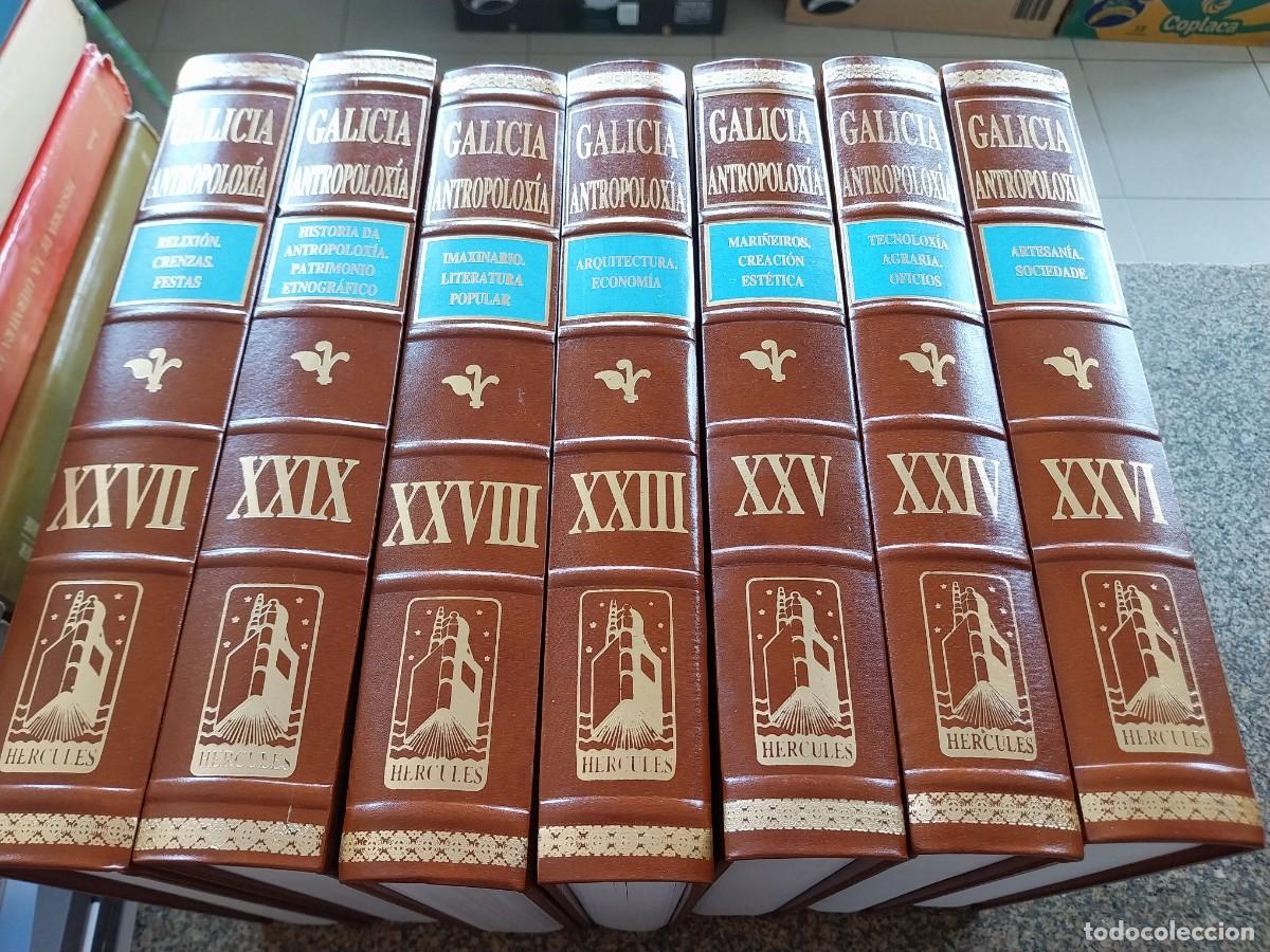 Libros de segunda mano: ANTROPOLOXIA -- GALICIA -- 7 TOMOS -- EDICIONES HERCULES -- EN GALLEGO --