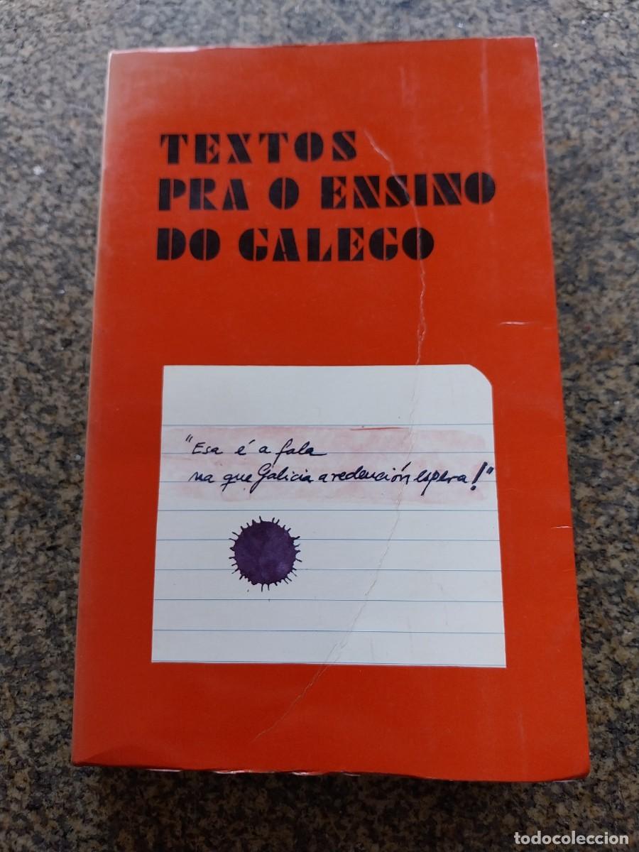 Libros de segunda mano: TEXTOS PRA O ENSINO DO GALEGO -- EDICIONS DO RUEIRO - 1976 --