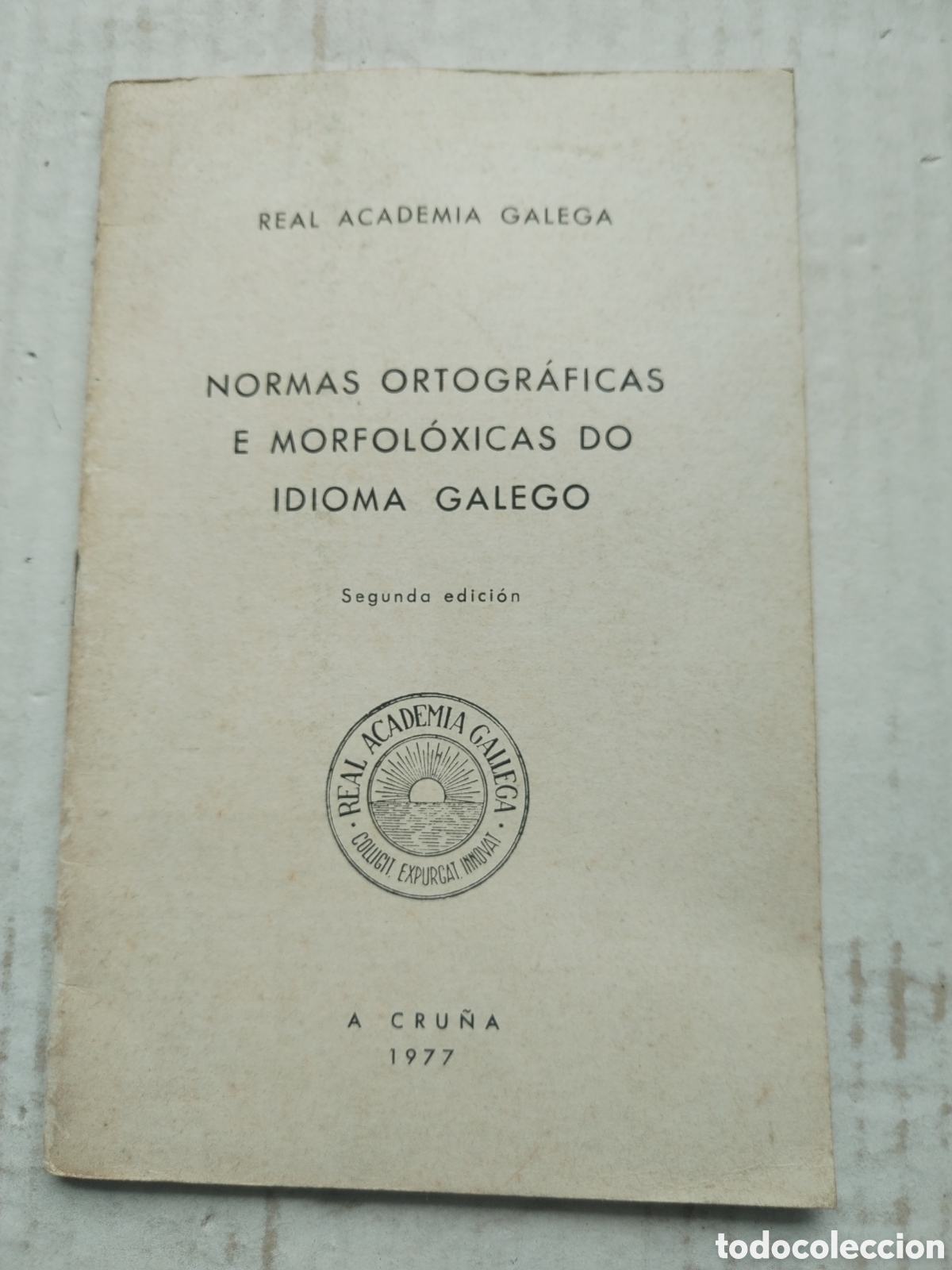 Libros de segunda mano: NORMAS ORTOGR&Aacute;FICAS E MORFOLOXICAS DO IDIOMA GALEGO/REAL ACADEMIA GALEGA