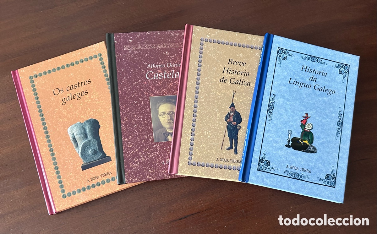 Gebrauchte B&uuml;cher: LOTE A NOSA TERRA. CASTELAO. OS CASTROS GALEGOS. BREVE HISTORIA DE GALIZA. HISTORIA DA LINGUA GALEGA