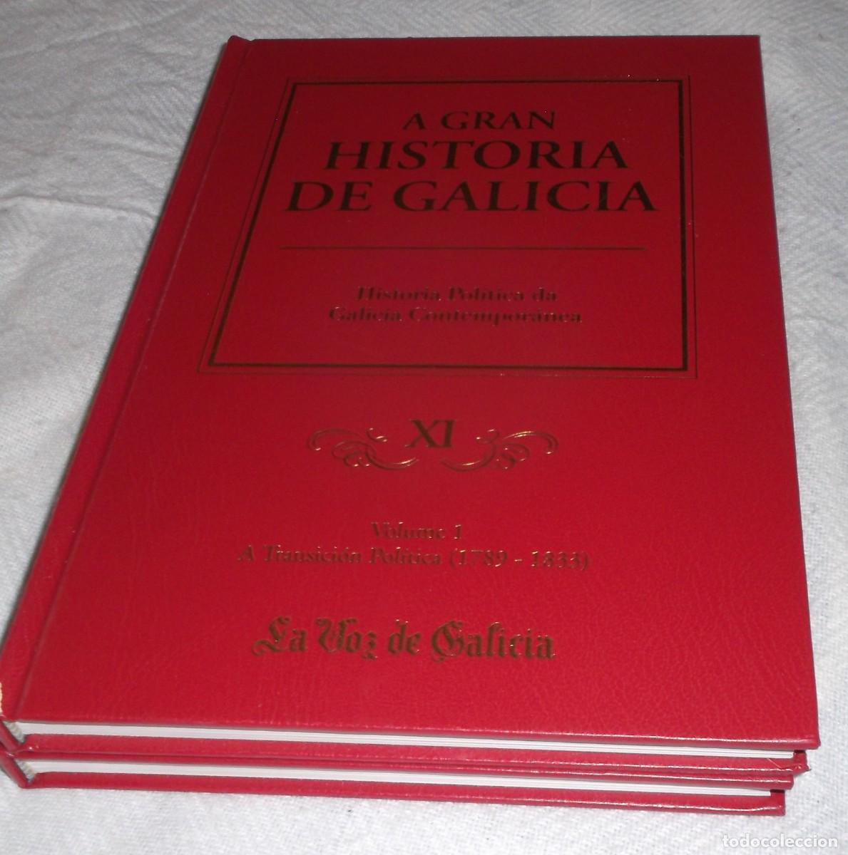 Libros de segunda mano: A gran historia de Galicia aniversario 125 a&ntilde;os La Voz de Galicia dos tomos en Gallego