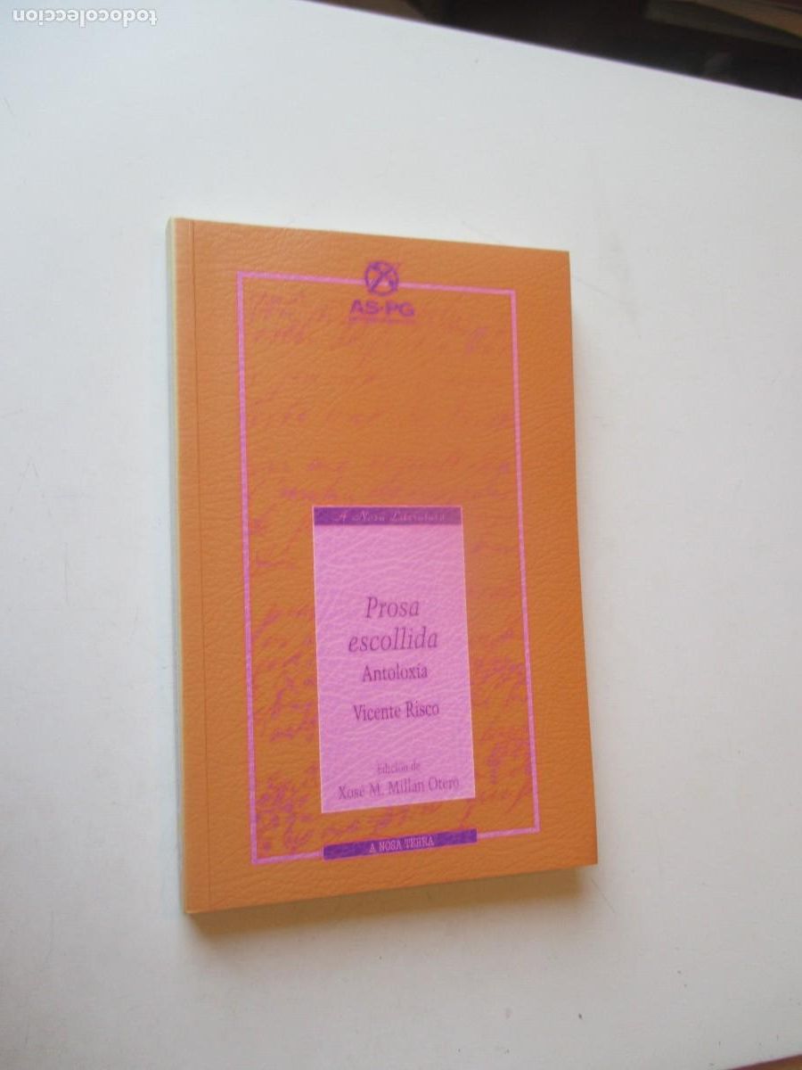 Libros de segunda mano: VICENTE RISCO Prosa escollida (gallego) W40908