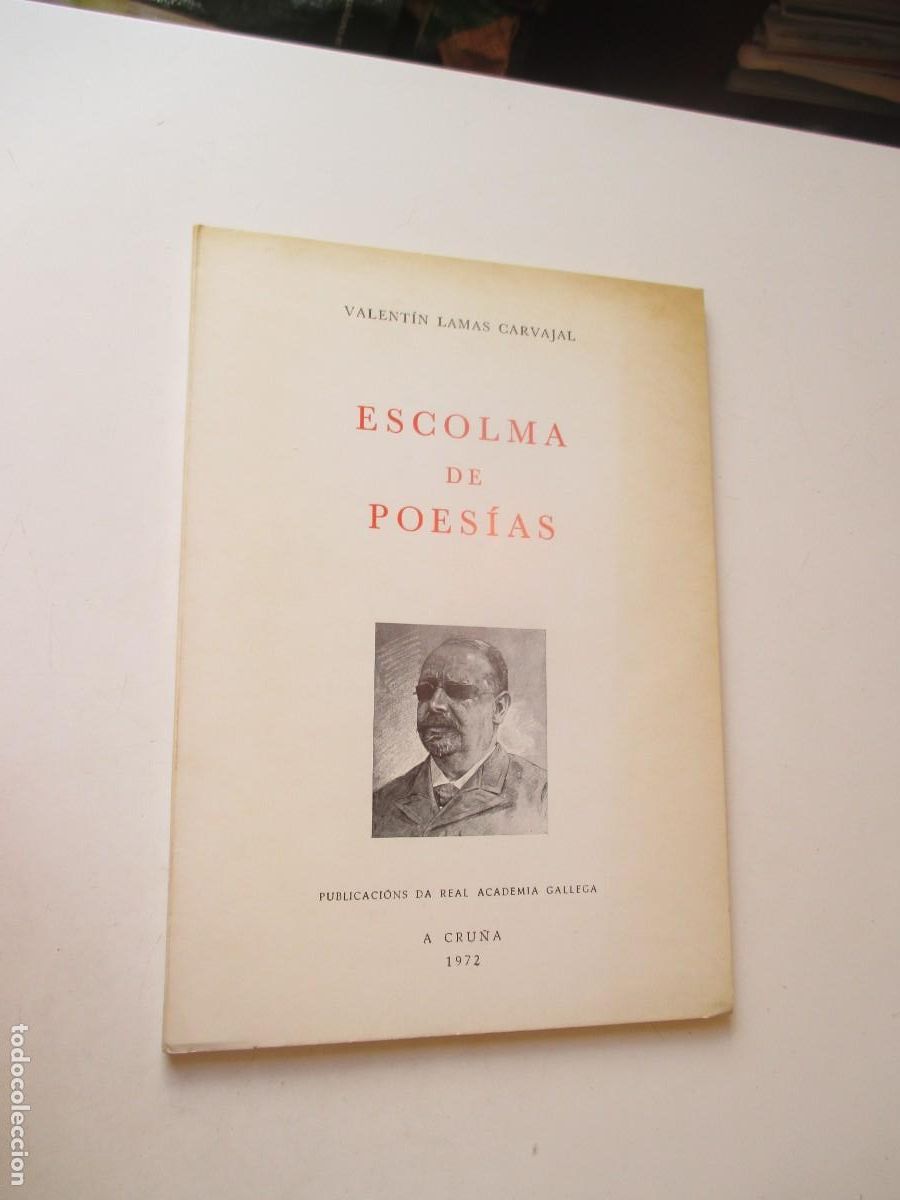 Libros de segunda mano: VALENT&Iacute;N LAMAS CARVAJAL Escolma de poes&iacute;as (gallego) W41098