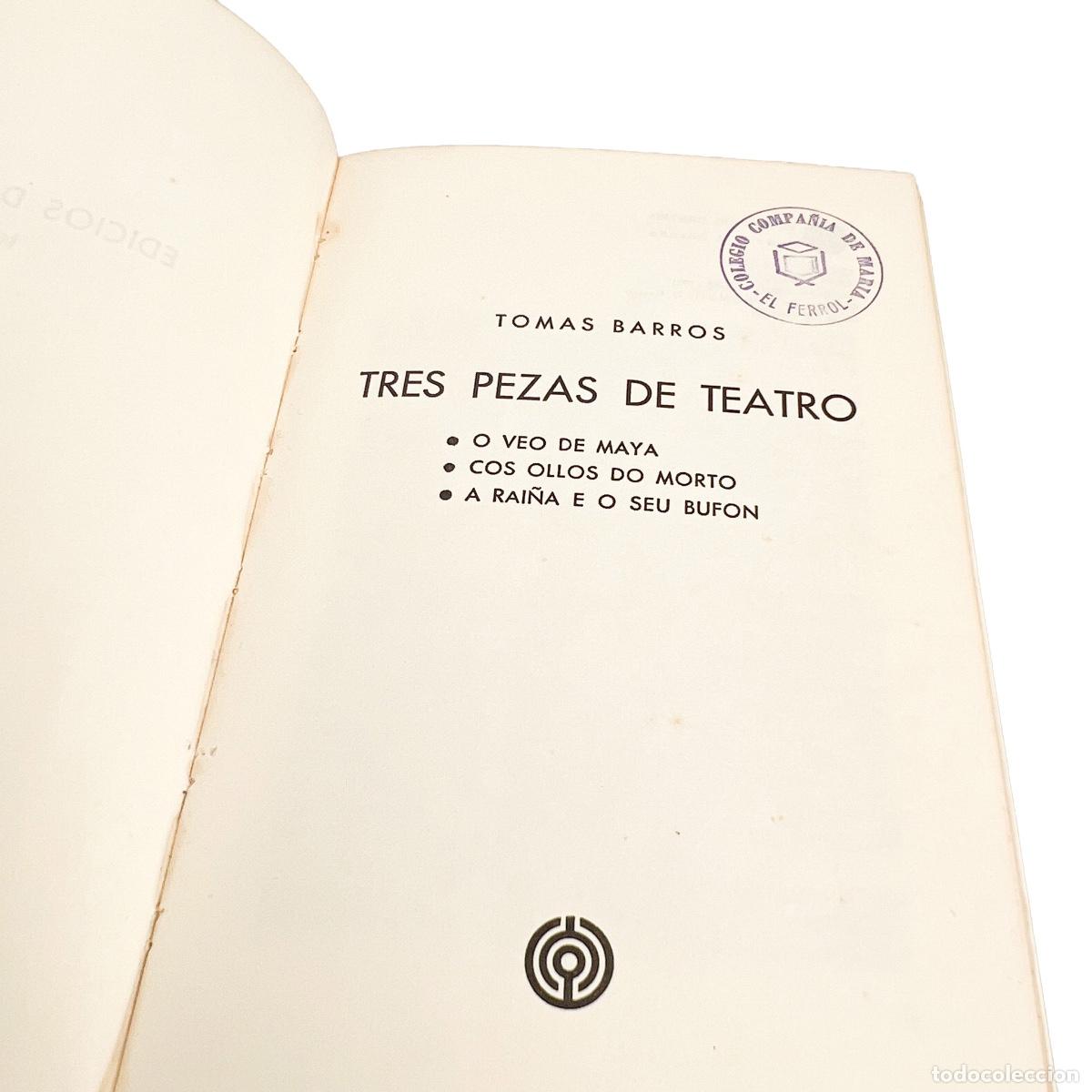 Libros de segunda mano: Tres pezas de Teatro, Tom&aacute;s Barros - Foto 3