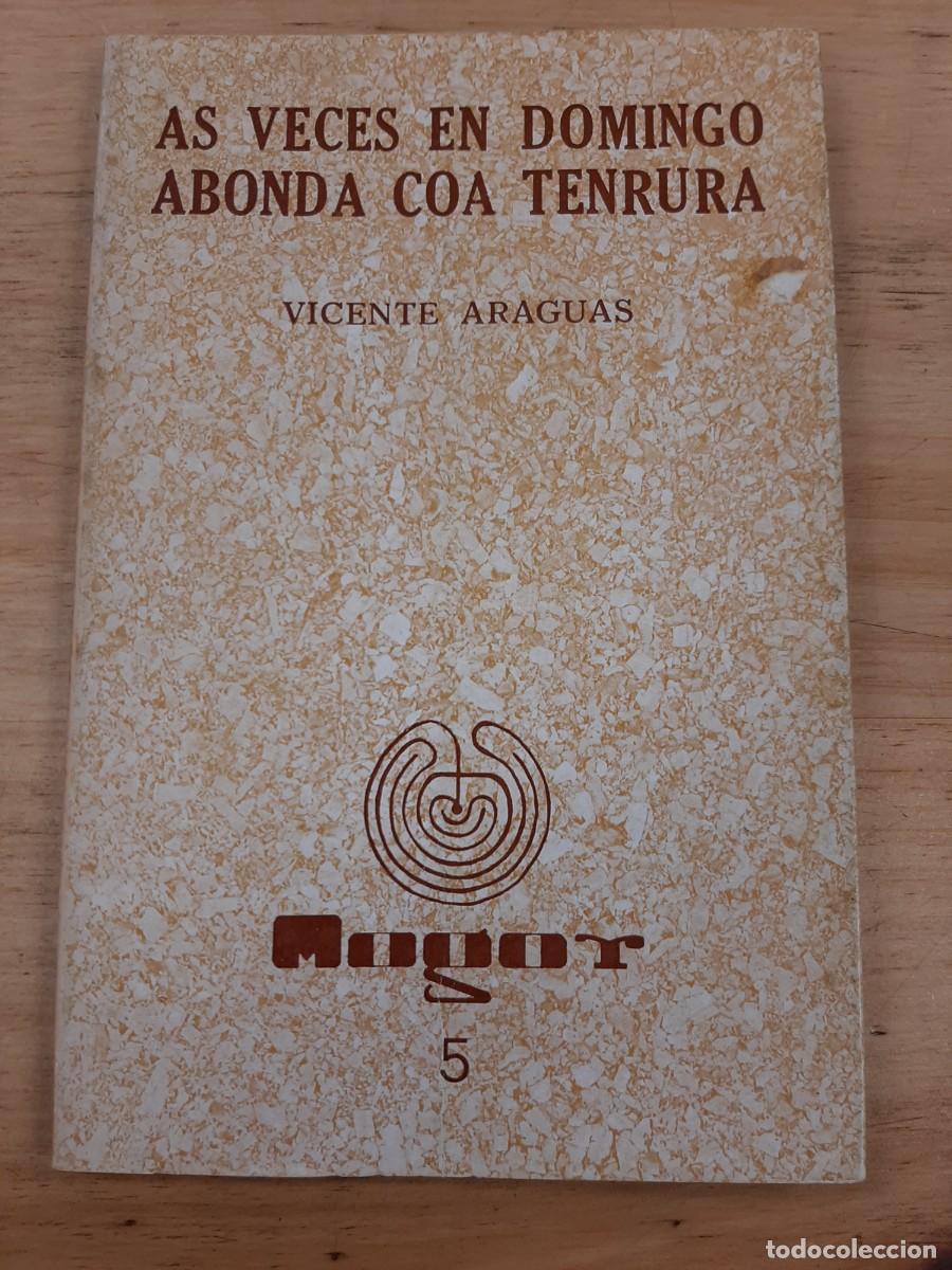 Libros de segunda mano: &Aacute;s veces en domingo abonda coa tenrura - Vicente Araguas - Edici&oacute;ns Castrelos, 1980