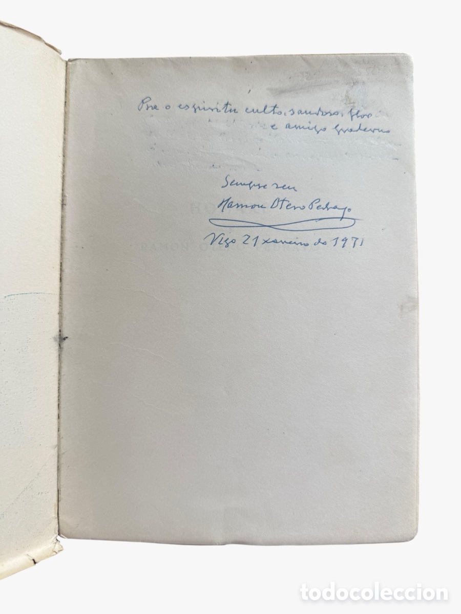 Libros de segunda mano: [DEDICADO Y FIRMADO] - Ram&oacute;n Otero Pedrayo - Homaxe a Ram&oacute;n Otero Pedrayo, 1958 - autografiado