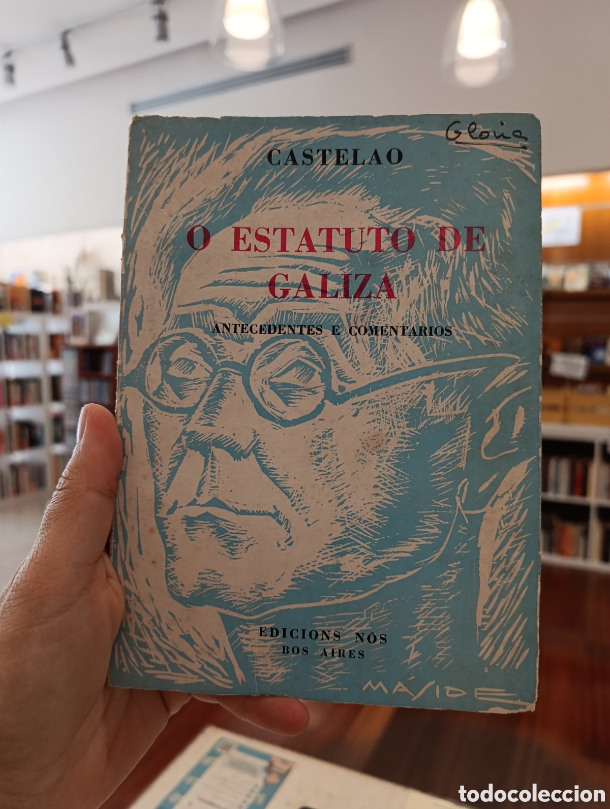 Libros de segunda mano: O ESTATUTO DE GALIZA. ANTECEDENTES E COMENTARIOS - CASTELAO BUENOS AIRES 1975 EDICION NOS