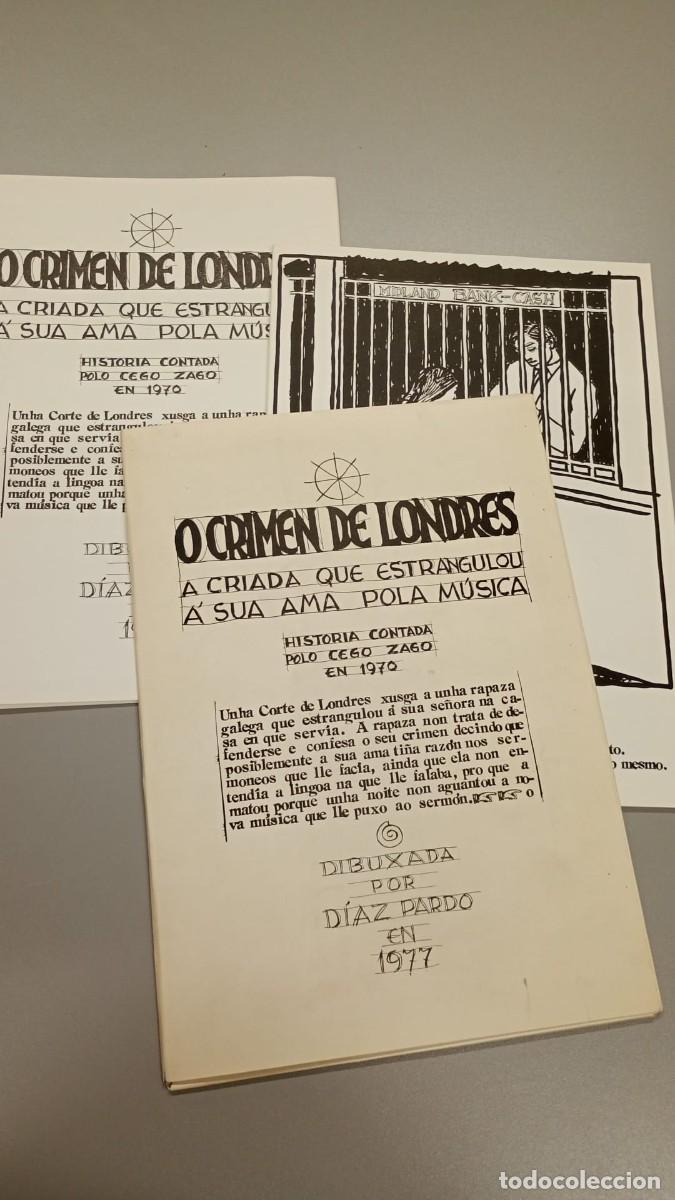 Libros de segunda mano: O crimen de Londres - Cego Zago e debuxada por Diaz Pardo. Edicios do Castro, 1977. Sargadelos