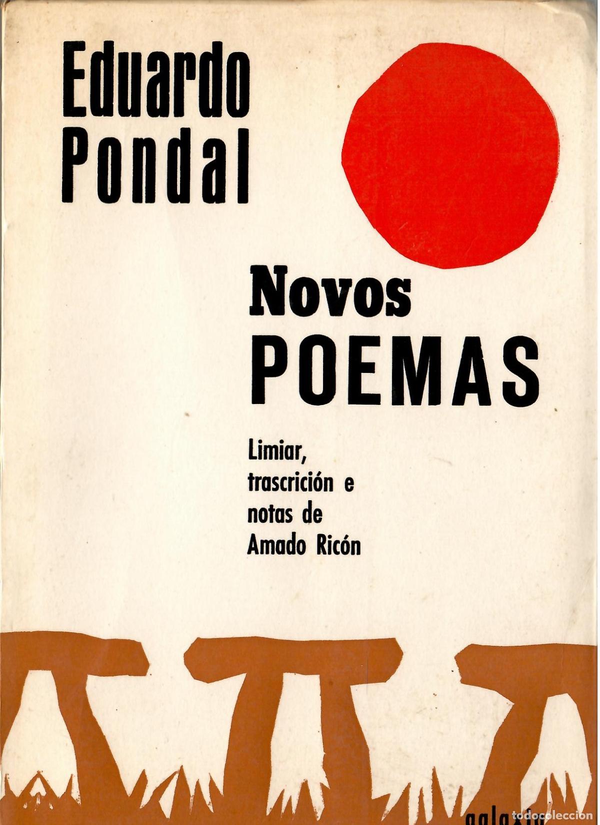 Libros de segunda mano: Novos poemas (en gallego) - Eduardo Pondal; Galaxia