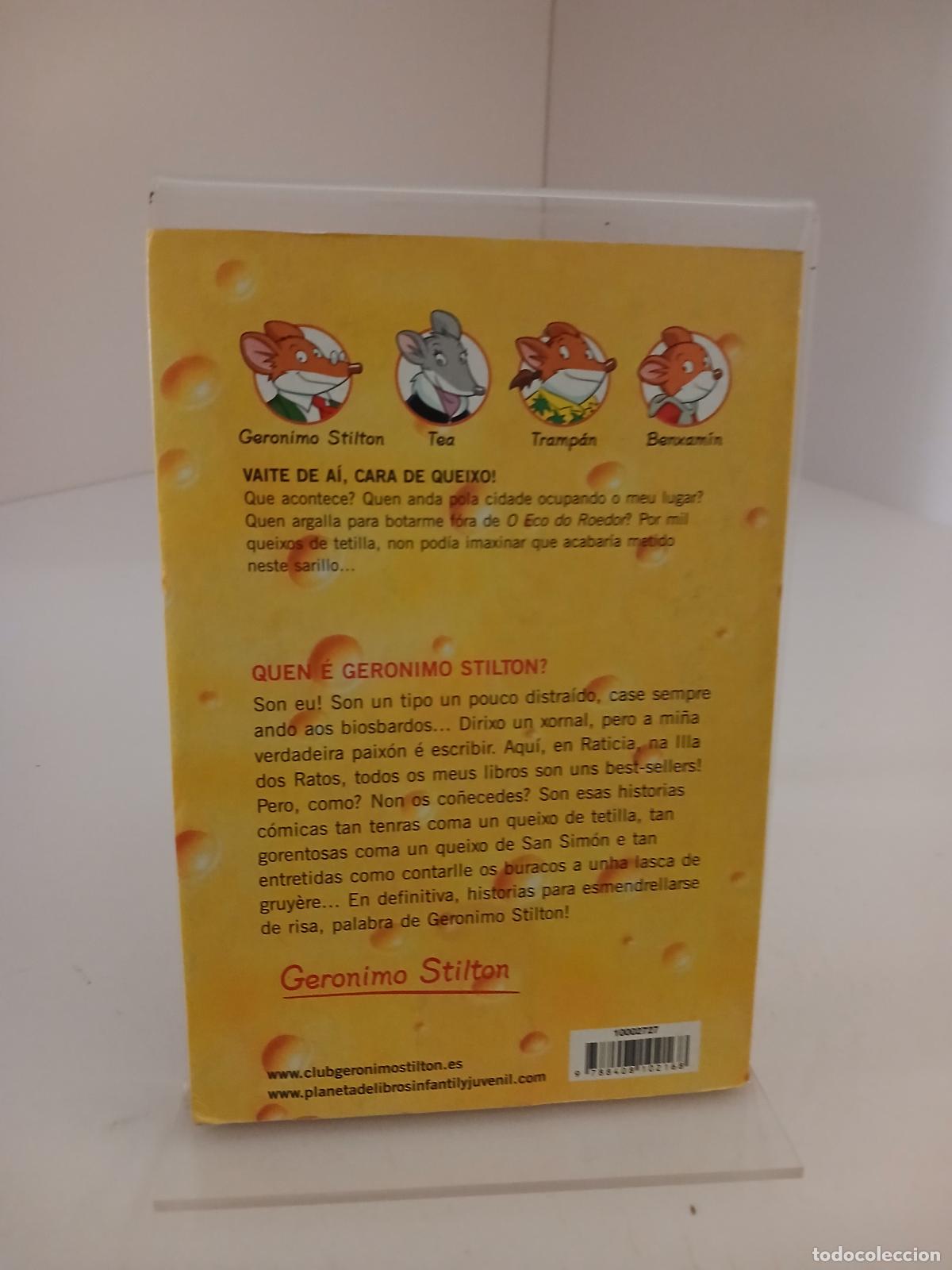 Libros de segunda mano: Vaite de a&iacute;, cara de queixo! - Geronimo Stilton - Foto 2