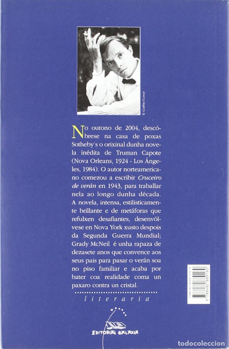 Libros de segunda mano: Cruceiro de ver&aacute;n - Truman Capote - Foto 2