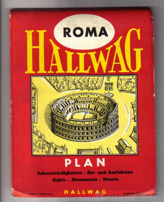 Libros de segunda mano: PLANO DE ROMA - HALLWAG - Foto 2