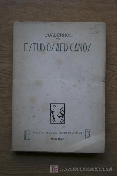 Libros de segunda mano: Cuadernos de Estudios Africanos. N&uacute;mero 3. - Foto 1