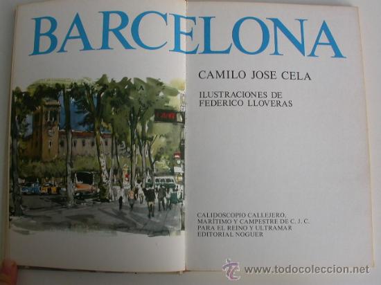 Libros de segunda mano: Barcelona. Camilo Jos&eacute; Cela - Foto 2