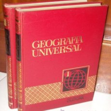 Libros de segunda mano: GEOGRAFÍA UNIVERSAL 2T (COMPLETA) DE EDITORIAL BRUGUERA EN BARCELONA 1968 PRIMERA EDICIÓN