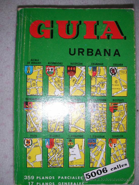 Libros de segunda mano: ANTIGUA GUIA URBANA DE MADRID - ENVIO INCLUIDO A ESPA&Ntilde;A