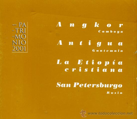 Libros de segunda mano: PATRIMONIO 2001.....