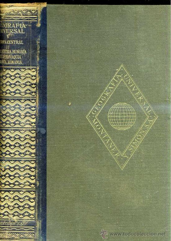Libros de segunda mano: GEOGRAF&Iacute;A DE EUROPA CENTRAL (MONTANER & SIM&Oacute;N, 1948)