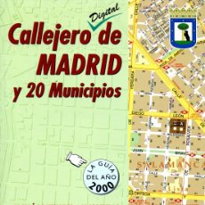 Libros de segunda mano: CALLEJERO DE MADRID Y 20 MUNICIPIOS
