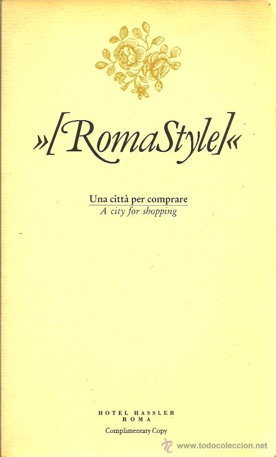 Libros de segunda mano: Roma Style: una citt&agrave; per comprare * GU&Iacute;A DE COMPRAS *