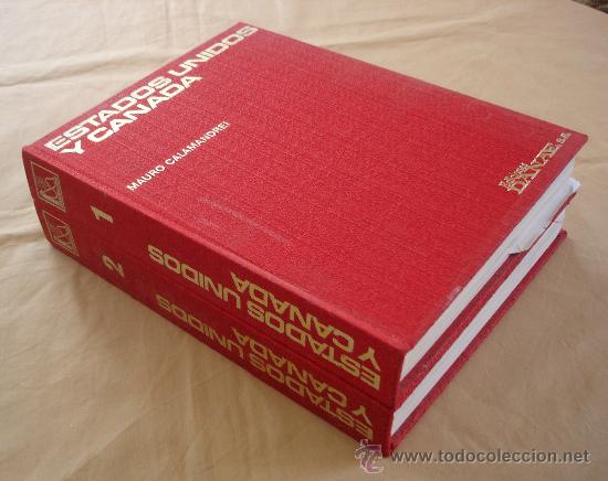 Libri di seconda mano: ESTADOS UNIDOS Y CANADA, 2 VOLS. - MAURO CALAMANDREI.