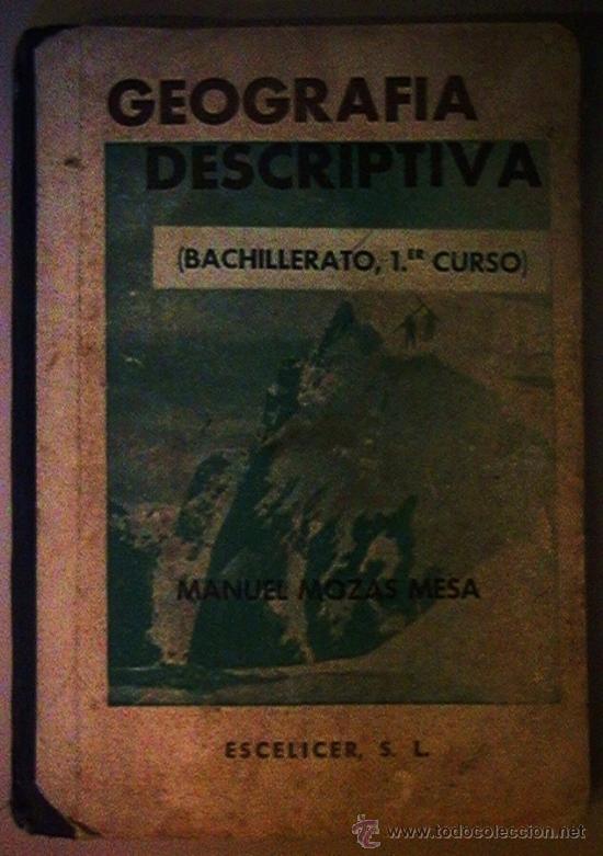 Libros de segunda mano: libro escolar Geograf&iacute;a Descriptiva 1952 - Foto 1